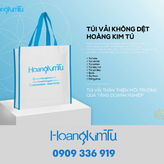 Túi môi trường - Túi Vải Hoàng Kim Tú - Công Ty TNHH Sản Xuất Hoàng Kim Tú